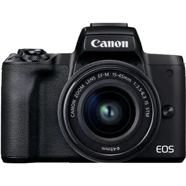 Aparat foto mirrorless CANON EOS M50 II Streaming, 24.1 MP, 4K, Wi-Fi, Negru