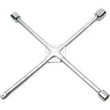 Cheie in forma de cruce pentru roti, Topex, 17x19x22 mm, Argintiu