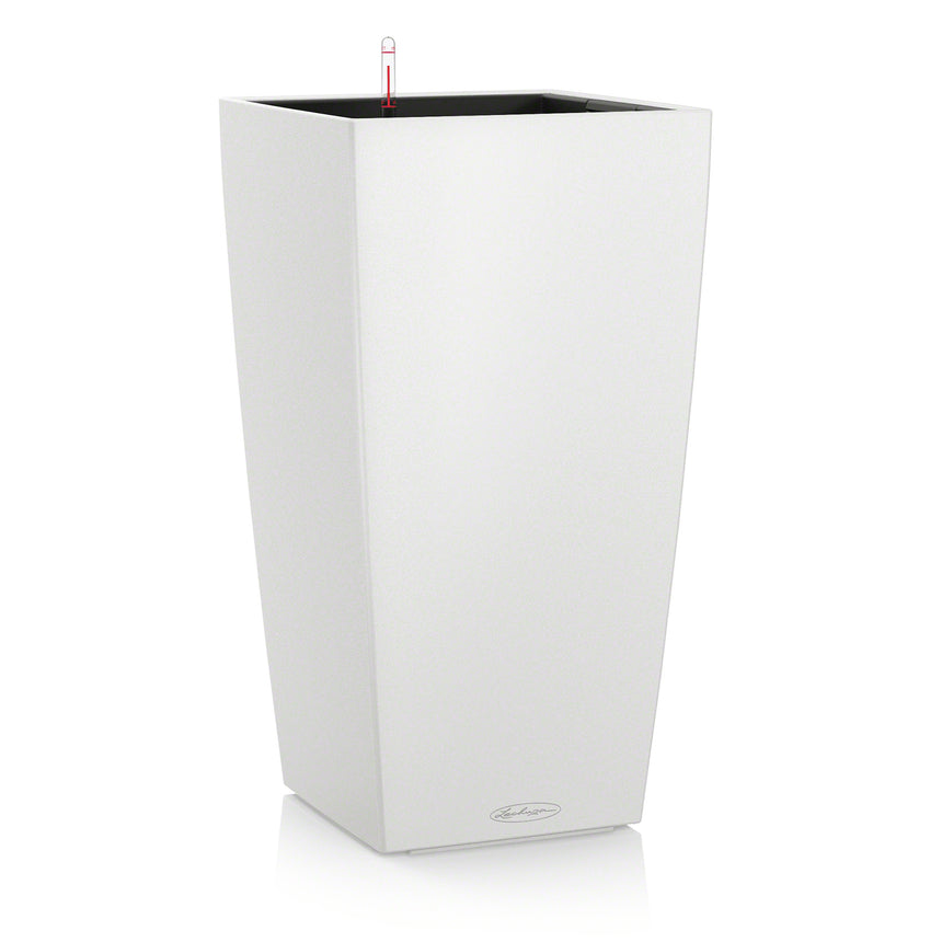 Jardiniera Cubico Color 30 ALL-IN-ONE LECHUZA, alb, 13130