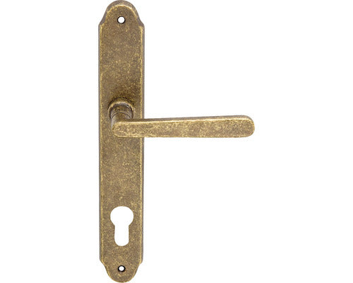 Manere Cu Sild Usa Intrare Verofer Wien 90/240 Mm, Pentru Cilindru, Alama Antica