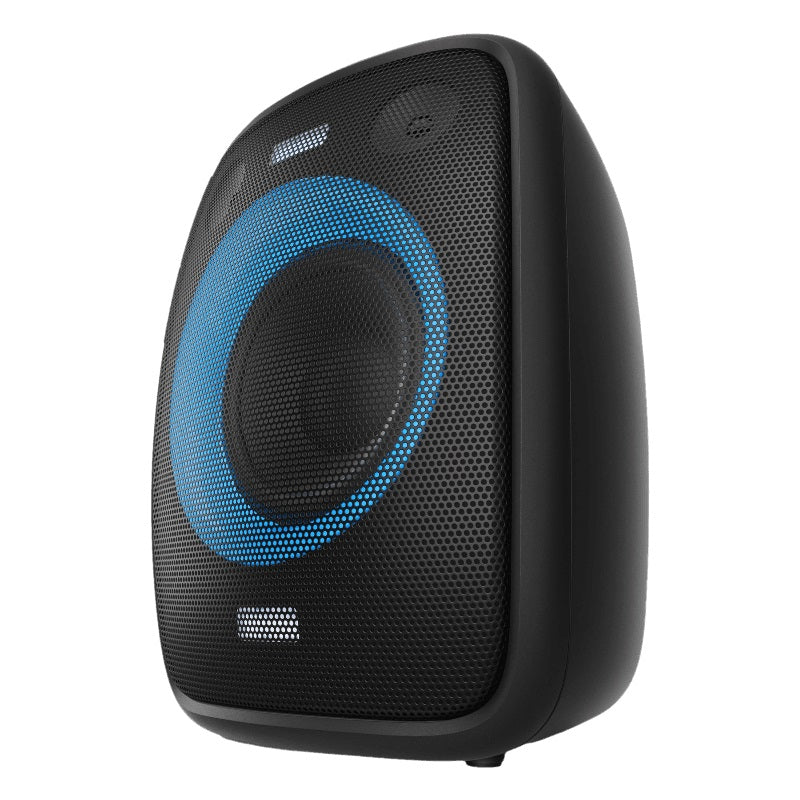 Boxa portabila Niceboy Party Boy 2, 100W, Bluetooth 5.1, USB, AUX-IN, MicroSD, redare 20 H, IPX4, Microfon, iluminare LED, negru
