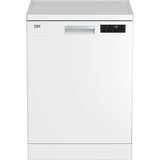 Masina de spalat vase Beko MDFN26431W, 14 seturi, 6 programe, Clasa D, SuperRinse, FlexibleHalfLoad, Quick&Shine, 60 cm, Alb