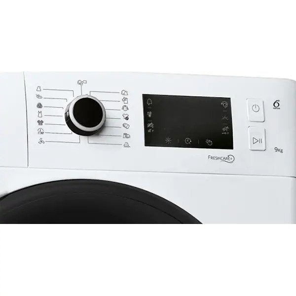 Uscator de rufe WHIRLPOOL FT M22 9X2B EU, 6th sense, Pompa de caldura 9kg, 15 programe, Clasa A++, Alb