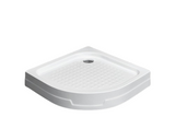 Cadita de dus semirotunda Radaway Rodos A Compact 90x90x16,5 cm acril alb