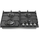 Plita incorporabila GORENJE GW641EXB, Gaz, 4 arzatoare, Wok, Negru