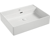 Lavoar Pe Blat Form & Style Makira 65x46 Cm Alb Lucios, Cu Ventil Scurgere Ceramic