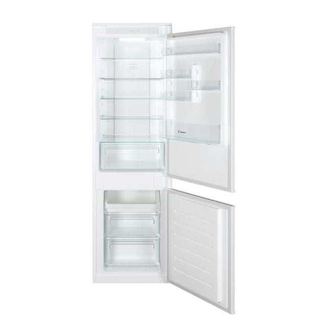 Combina frigorifica incorporabila Candy CBT3518FW, 248 l, Clasa F, No Frost, WiFi, Display, Control electronic, H 177 cm, Alb