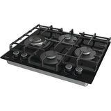 Plita incorporabila GORENJE GTW6D42AB, gaz, 4 arzatoare, Negru