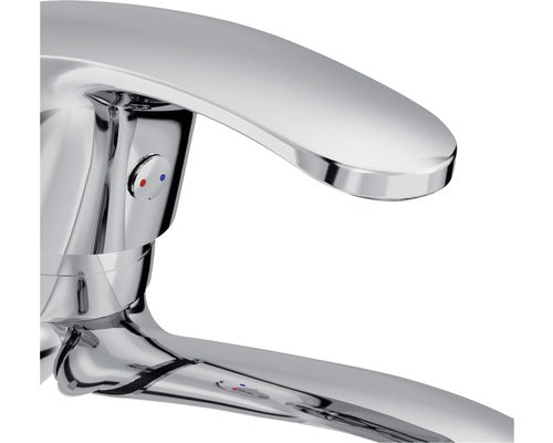 Baterie lavoar monocomanda AVITAL Mosel cartus ceramic 40 mm aerator M24 garnitura de scurgere cu excentric crom