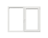 Fereastra Pvc Termopan 4 Camere 142x116 Cm Alba Fixa + Deschidere Dubla Dreapta