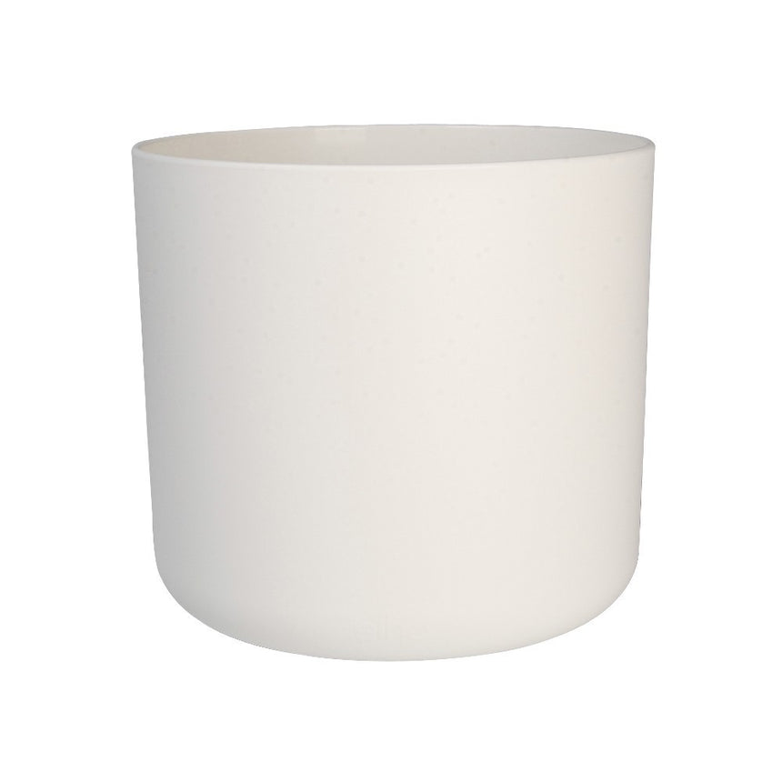 Masca de ghiveci b.for Soft Round cu diametrul de 18 cm pentru plante de interior alb