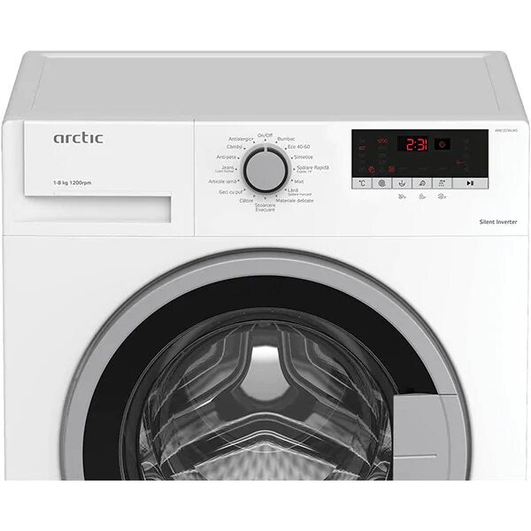 Masina de spalat rufe frontala ARCTIC AB81223XLW5, 8 kg, 1200rpm, Clasa A+++, Alb