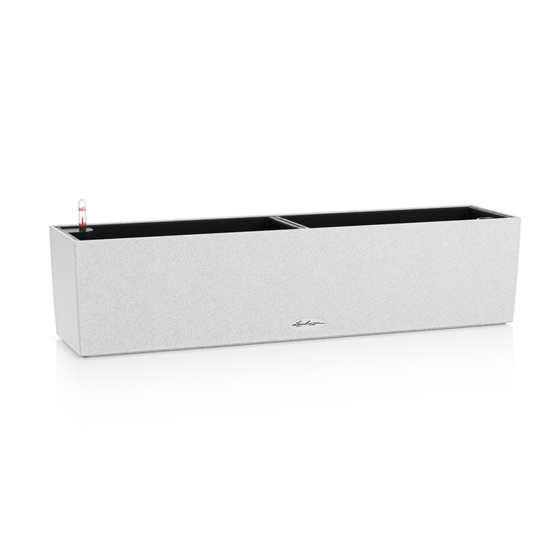 Ghiveci Lechuza Balconera Stone, 80 x19x 19 cm, alb 15667