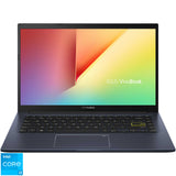 Laptop ultraportabil ASUS VivoBook 14 X413EA cu procesor Intel® Core™ i3-1115G4, 14", Full HD, 8GB, 256GB SSD, Intel® UHD Graphics, No OS, Bespoke Black