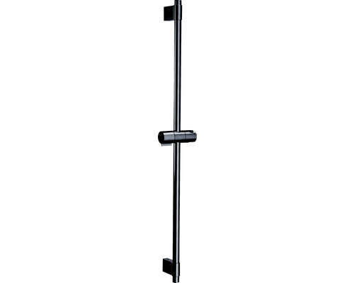 Bara dus cu suport culisant Roca Sensum 80 cm titanium black