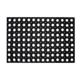 Covoras intrare tip fagure, 50x80 cm, Cauciuc, Negru