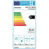 Hota decorativa GRUNDIG GDK5777BXBH, 1 motor, 740 m3/h, L 90 cm, Inox-Negru