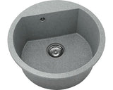 Chiuveta Bucatarie Rotunda Fat Avangard 223 Ø51 Cm, Granixit City Grey