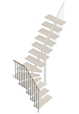 Balustrada Suplimentara Pentru Scara Eureka, 130 cm, Lemn