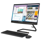 Sistem PC All in One LENOVO IdeaCentre 3 24IMB05, Intel Core i3-10100T pana la 3.8GHz, 23.8" Full HD, 4GB, SSD 256GB, Intel UHD Graphics 630, Free DOS, Negru