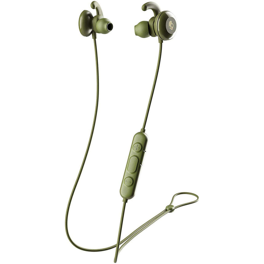 Casti Audio Sport In Ear Skullcandy Method Active, Wireless, Bluetooth, Microfon, Autonomie 10 ore, Moss Olive Yellow