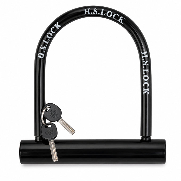 Antifurt Bicicletă Tip U 19 x 22 cm, Sistem de Blocare Rezistent, Încuietoare de Siguranță pentru Bicicletă