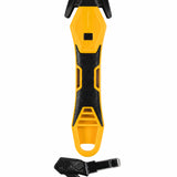Cutter cu Siguranță pentru Ambalaje și Cutii, Lamă Retractabilă, Mâner Ergonomic Antialunecare, Galben