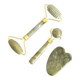 Set Masaj Facial cu Roller și Piatră Gua Sha, Accesorii pentru Îngrijirea Tenului, Relaxare și Rutina Beauty
