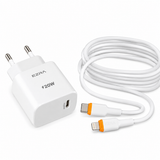 Încărcător iPhone EZRA HC194 20W cu Adaptor USB-C și Cablu Lightning 1,5 m, Încărcare Rapidă