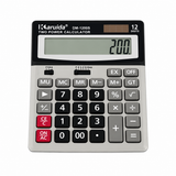 Calculator de Birou Profesional 12 Digits, Alimentare Duală Solară și Baterie, Display Mare și Clar