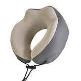 Pernă de Călătorie pentru Gât Tip U, Suport Cervical Ergonomic, pentru Avion, Mașină și Călătorii