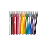 Set 18 Carioci BIC Kids Visa Color, Lavabile, Culori Intense, Vârf Fin, pentru Desen, Școală și Activități Creative