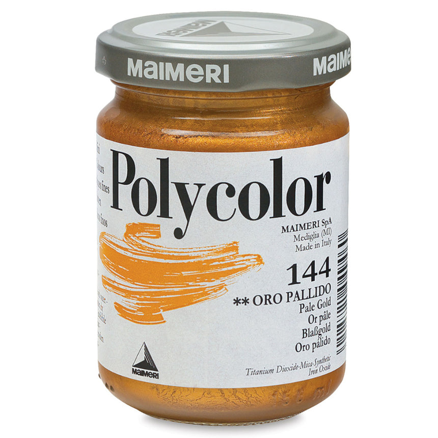 Culoare vinilica Polycolor Maimeri - Pale Gold - 140 ml