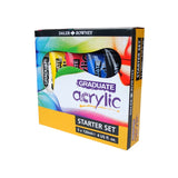 Set 5x120ml culori acrilice Graduate Daler Rowney