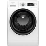 Masina de spalat rufe Whirlpool FreshCare+ FFB10469BVEE, 10kg, 1400 rpm, Clasa energetica A, Steam Refresh, Tehnologia al-6lea Simt, Motor Inverter, Alb/Negru