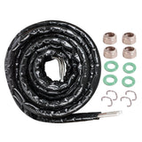 Pachet Teava Fornello din Inox Dublu, Izolata, Flexibila, Gofrata 3/4" (DN16) pentru panouri solare, Colac 10 ml (316L), Cablu senzor, Piulite Alama, Garnituri Klingherit si Saibe de strangere