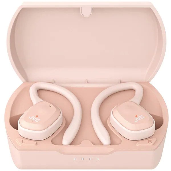 Casti JVC HA-ET45T, True Wireless, Bluetooth, In-Ear, Microfon, Roz