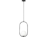 Pendul Ghita E27 Max. 1x20w, Alb/negru