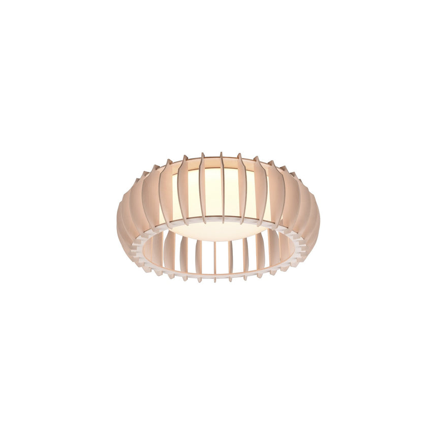Lustra, RL, Plastic/Lemn, LED, Bej