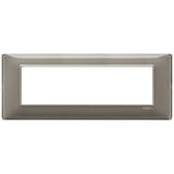 Rama decorativa pentru 7 module Vimar Plana, pentru aparataj modular,, gri