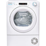 Uscator de rufe Candy Smart Pro CSOE H8A2DE-S, Pompa de caldura, 8 kg, Clasa E, WiFi, Easy case, Senzor uscare, Antisifonare, Alb
