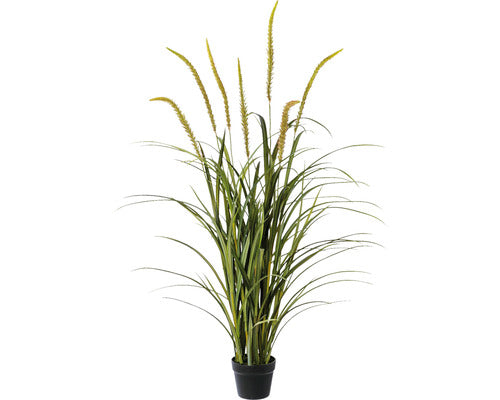 Planta Artificiala Miscanthus In Ghiveci H 135 Cm Verde