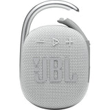 Boxa portabila JBL Clip 4, Bluetooth, IP67, 10H, Alb
