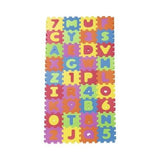 Covor cu litere si cifre, puzzle 36 piese,16x16cm