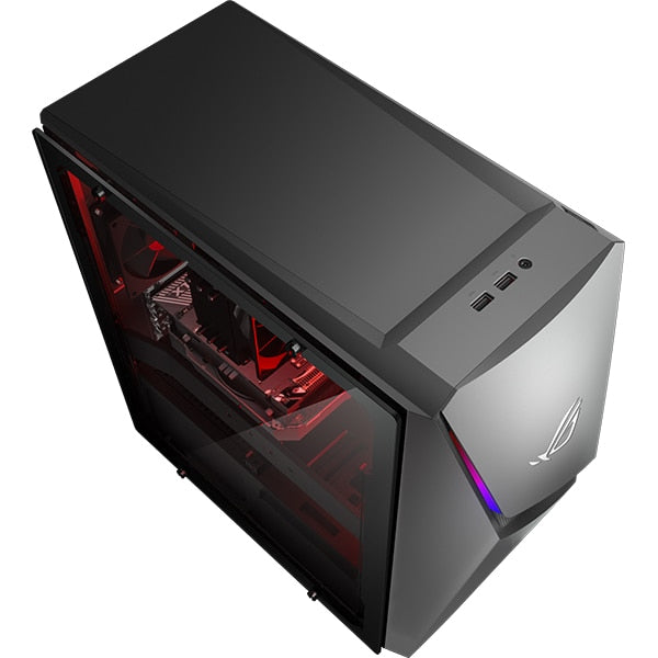 Sistem Desktop Gaming ASUS ROG G10CE-7117000640, Intel Core i7-11700 pana la 4.9 GHz, 16GB, 1 TB + SSD 512GB, NVIDIA GeForce RTX 3070 8GB, Free Dos