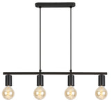 Pendul Klausen, Strict Sp4, Negru, KL 114003, E27, 4 x 11 W