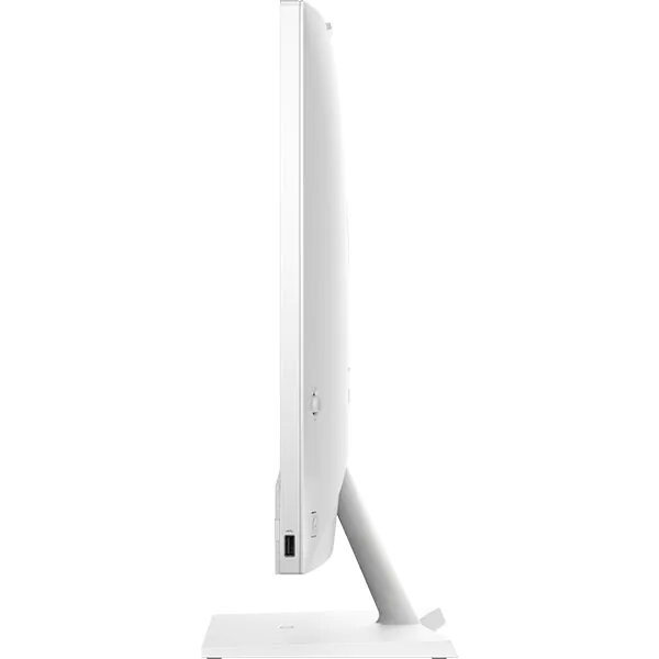 Sistem PC All in One HP 24-ca0004nq, AMD Ryzen 7 5700U pana la 4.3GHz, 23.8" Full HD Touch, 16GB, 1TB + SSD 256GB, AMD Radeon Graphics, Windows 11 Home, Alb