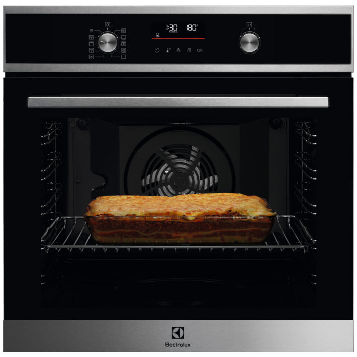 Cuptor incorporabil Electrolux EOF6P76X2, Electric, 72 l, Autocuratare pirolitica, SurroundCook, Grill, Timer cu display electronic, Clasa A+, Inox