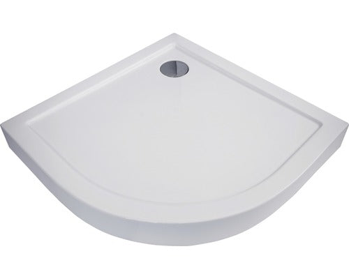 Cadita de dus semirotunda Sanotechnik 90x90x12 cm acril alb