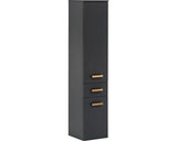 Dulap Baie Inalt Suspendat Duo 330, 2 Usi 1 Sertar, PAL, 32,7x160,1 cm, Antracit